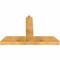 Ekena Millwork Portland Rough Sawn Timber Gable Bracket, Western Red Cedar, 48"W x 32"H x 4"D x 6"F, 16/12 Pitch GBW048X32X0406POR00RWR - alternate 5